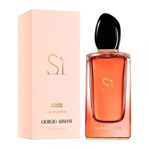 Giorgio Armani Si with Black Cap and Amber Hue